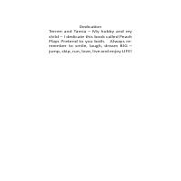 Peach Plays Pretend | Role: Formatting and publishing