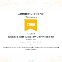 Google Ads Display Certified Campaign Manager