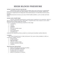hypertension