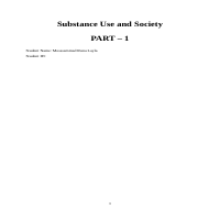 Drug Addition Report