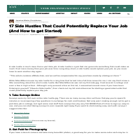 17 Side Hustles