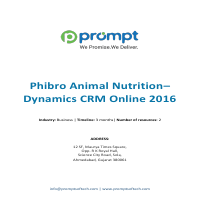 Dynamics CRM Phibro Animal Nutrition