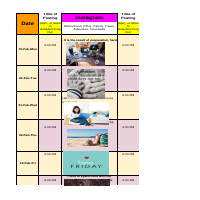 Content Plan Sample