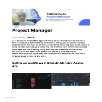 Project/Product Operations