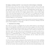 Relationship articles