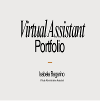 Virtual Assistant Portfolio