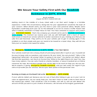Roadside assistance SEO article