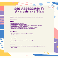 SEO Assessment: Analysis and Plan