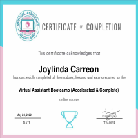 Virtual Assistant - Certification