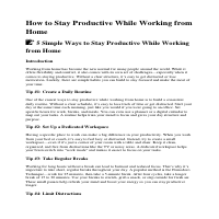Stay productive, anywhere