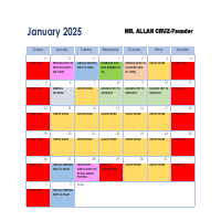 CALENDAR SCHEDULE