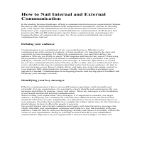 Management Article