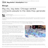Blog: Big city, big data