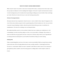 Ways You Can Save More Money