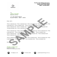 Word Processing, Templates, Letterhead