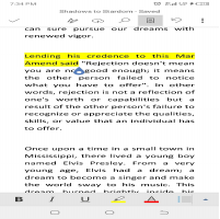 Proofread and Edited a book  From Shadow to Stardom 