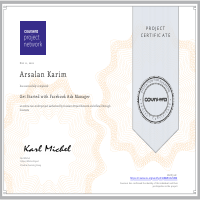 Coursers Course Completed Certificates 