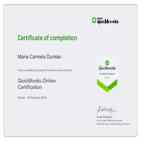 Quickbooks Online Certified Pro Advisor