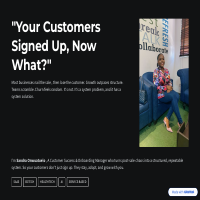 customer onboarding and success portfolio