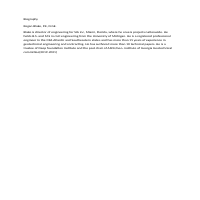 Biography sample
