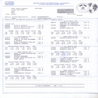MBA Transcript