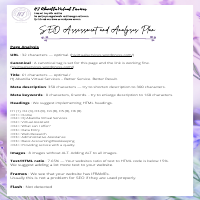SEO Analysis & Assessment Plan