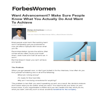 Ghostwritten article for CEO