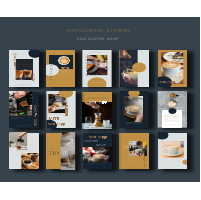 Instgram Story Design for Cafe