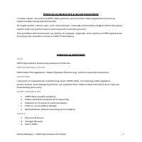 CRM Operations Support Portfolio