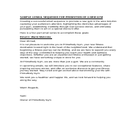 4 EMAIL SEQUENCE - EMAIL 1 