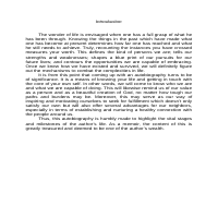 Autobiography (made for a client)