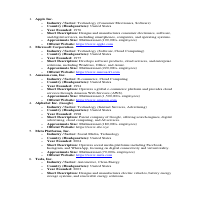 Company Research Task