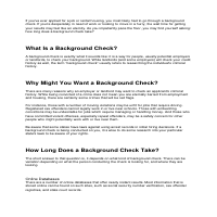 How Long Does a Background Check Take?