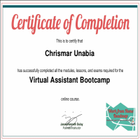 Virtual Assistant Certificate