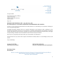 Business Proposal response to quest for Proposal