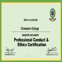 Professional Conduct & Ethics