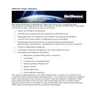 CRM for Solar Industry