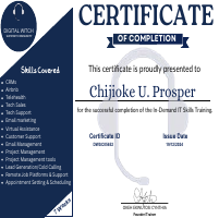 Digital Witch It Support Certification
