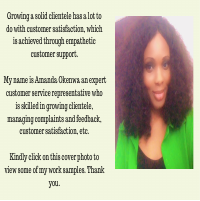 Customer Service Portfolio 