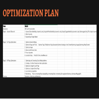 Site Optimization Plan