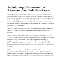 Iniubong Umoren