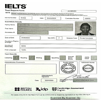 IELTS Certificate