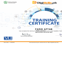 DigiSkills.Pk certified for FreeLancing