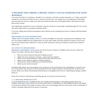 Why hire a branding agency