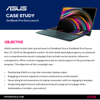 ZenBook Duo Pro Duo Launch Case Study