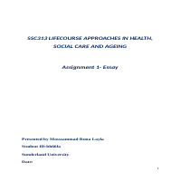 Health and social care report