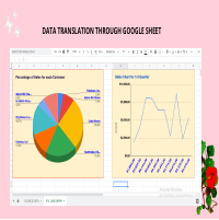 Data Translation in Pie Graph and Line Chart 