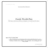 Fictional wealth plan