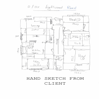 Plan Sketch to Finished CAD