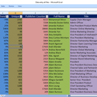 Data Entry